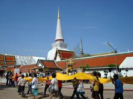 Hae Pha Khuen That Festival Nakhon Si Thammarat Thailand 2012
