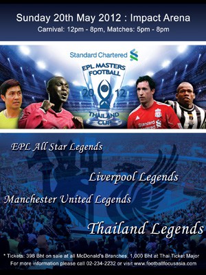 Thailand Cup EPL Masters Football 2012